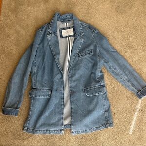 American Eagle Outfitters Denim Jacket Blazer
